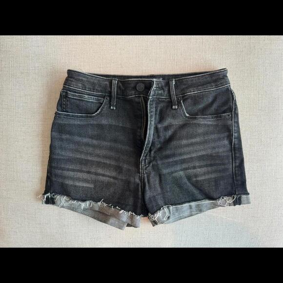 Abercrombie & Fitch Simone High Rise Short - Cut Off Shorts in Black Size 27 - Picture 4 of 6